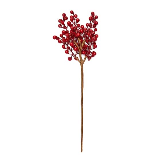 13" Red Weatherproof Berry Picks, 3ct.